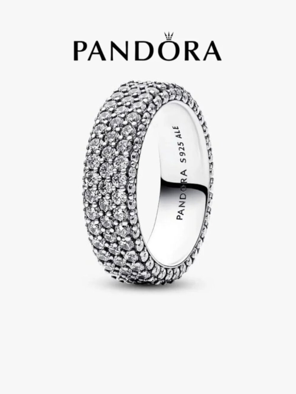 Pandora Timeless Pavé Triple-row Ring